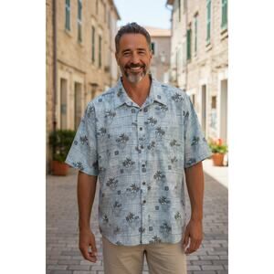 Original BD Baggie's Men's Hawaiian Shirt Size 4X Big and Tall